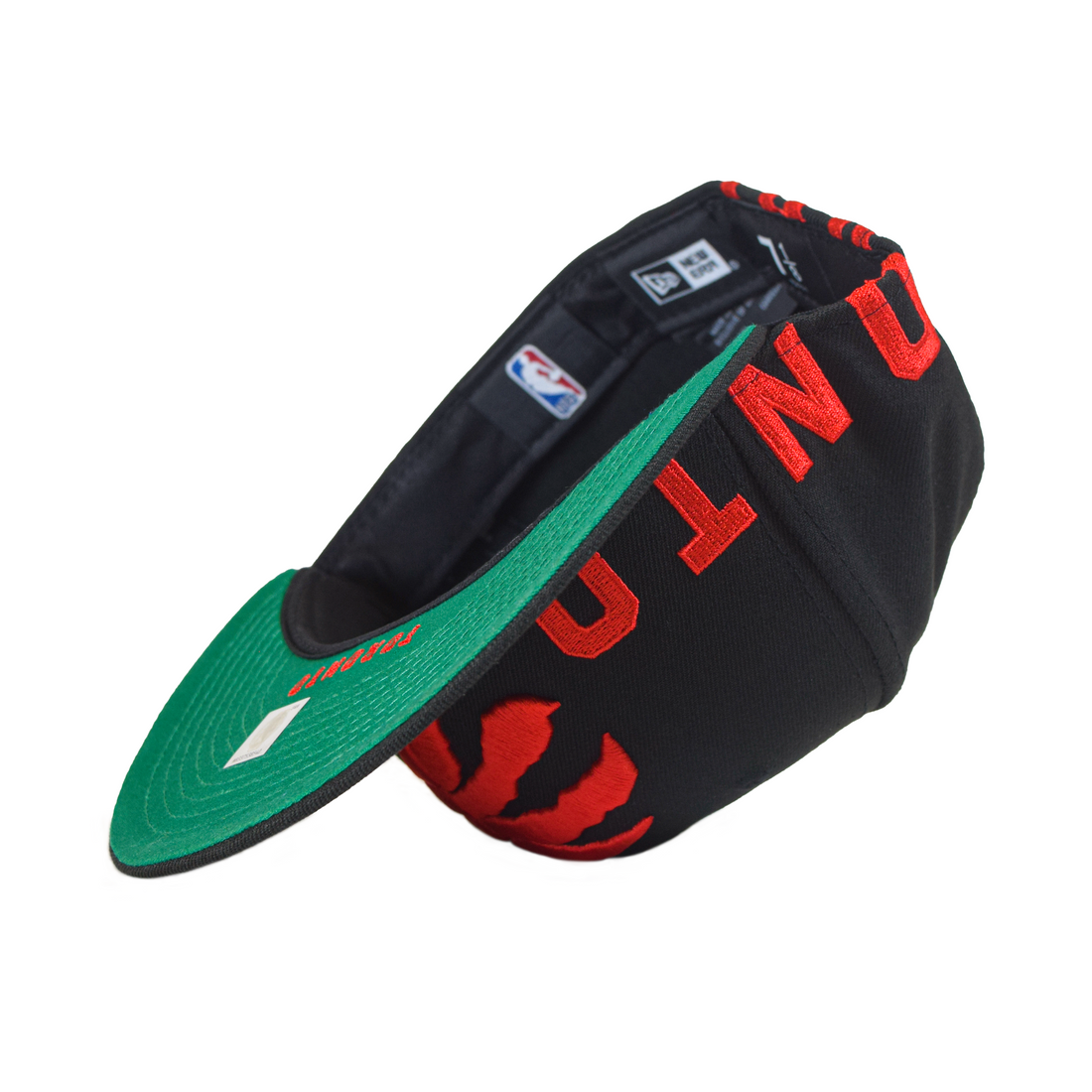 New Era Toronto Raptors "Side Split" 59Fifty Fitted - Black