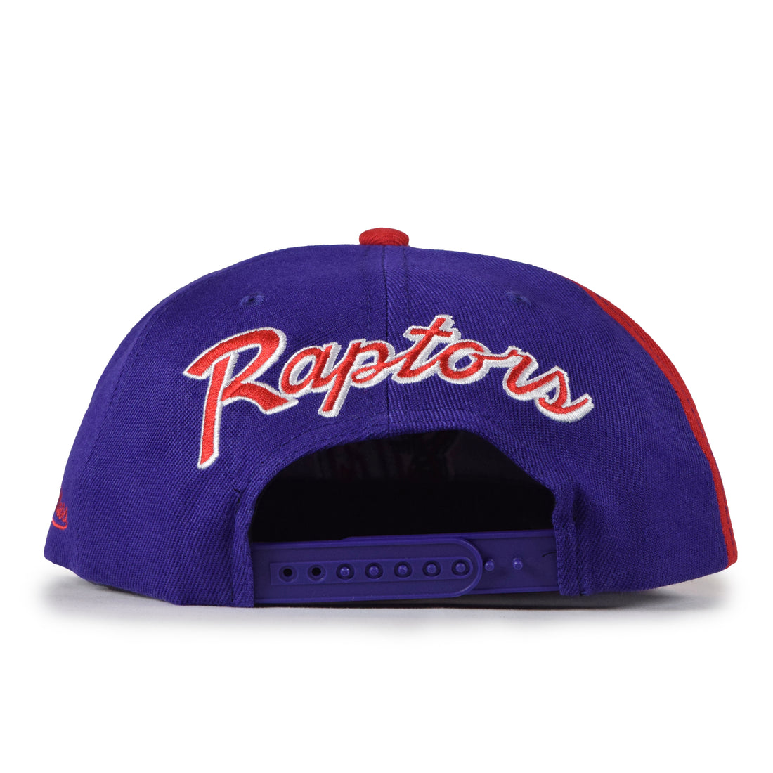 Mitchell & Ness "TR" Toronto Raptors  Snapback - Red/Purple One Panel