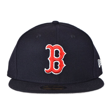 New Era Boston Red Sox 59Fifty Fitted - Navy/Red B