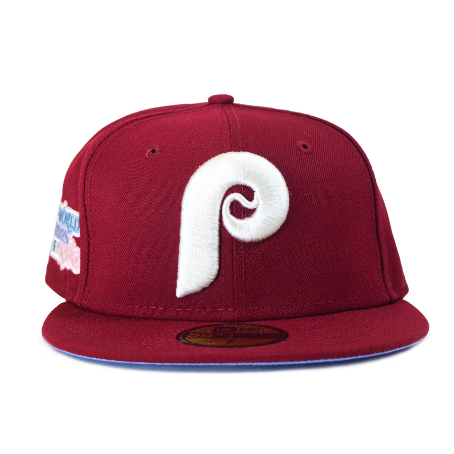 New Era Philadelphia Phillies "Pop Sweat" 59Fifty Fitted - Maroon