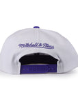 Mitchell & Ness Milwaukee Bucks 2Tone Snapback - White/Purple "50 Patch"
