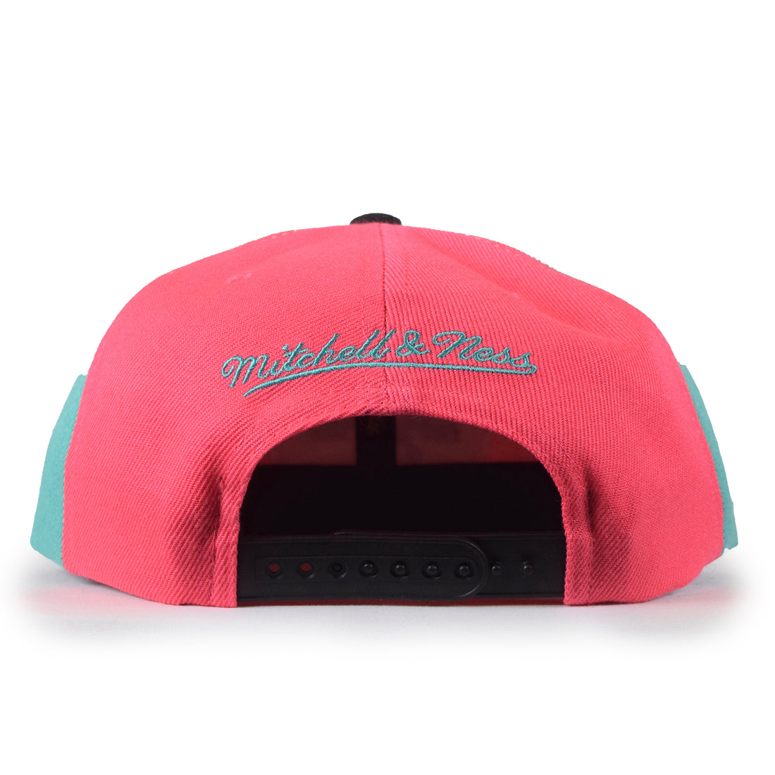 Mitchell & Ness San Antonio Spurs Snapback - Pink/Teal/Black Two Panel