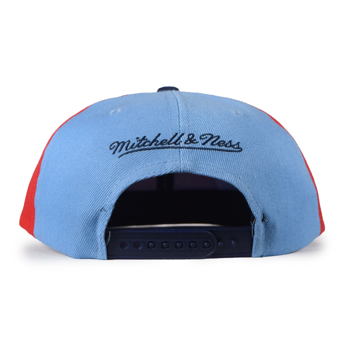 Mitchell & Ness Houston Rockets Snapback - Light Blue/Navy/Red Two Panels