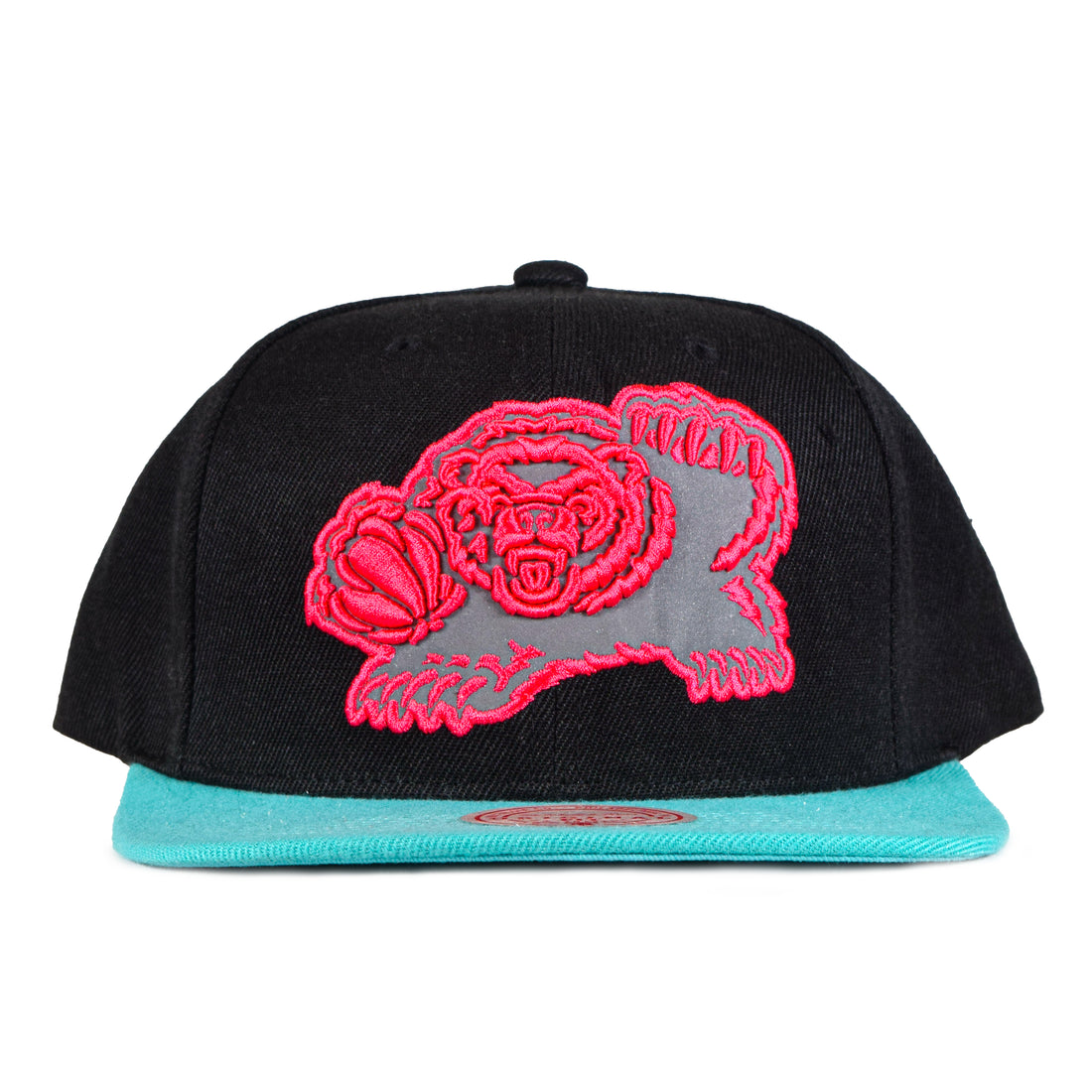 Mitchell & Ness Memphis Grizzlies Outline Snapback - Black/Teal