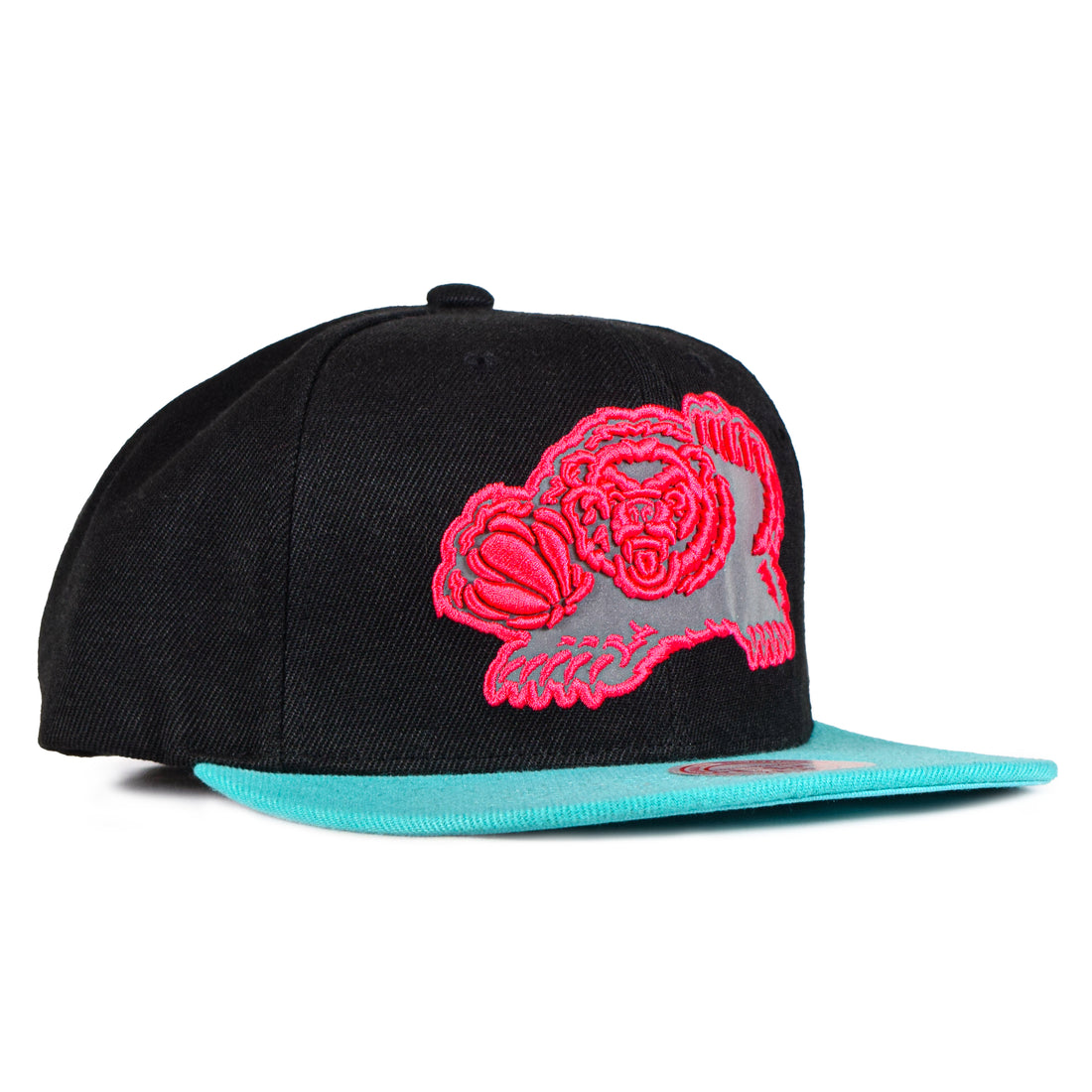 Mitchell & Ness Memphis Grizzlies Outline Snapback - Black/Teal