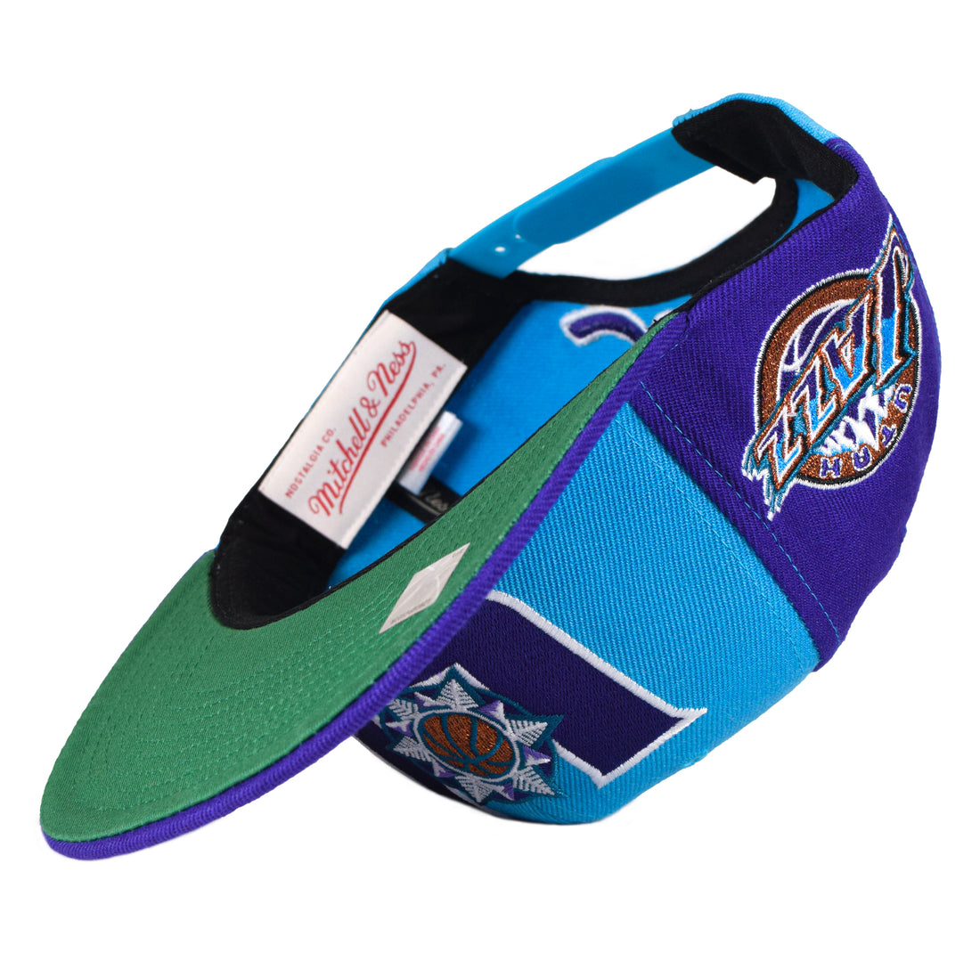 Mitchell & Ness "U" Utah Jazz Snapback - Blue/Purple One Panel