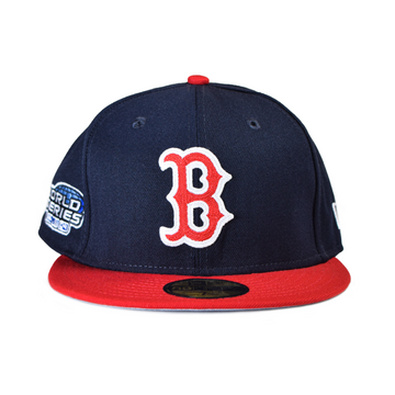 New Era Boston Red Sox 5950 Letterman - Navy/Red