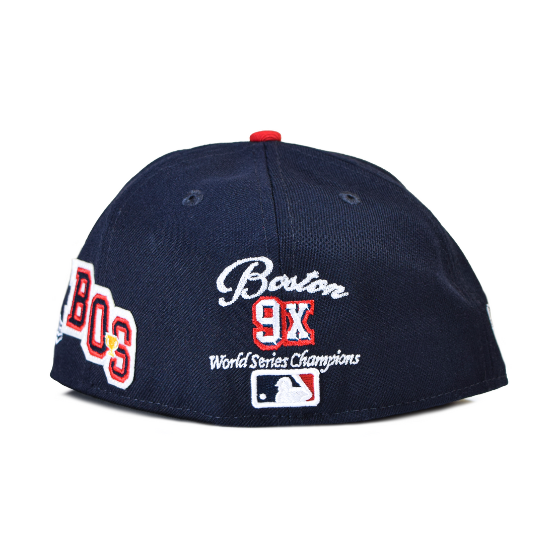 New Era Boston Red Sox 5950 Letterman - Navy/Red