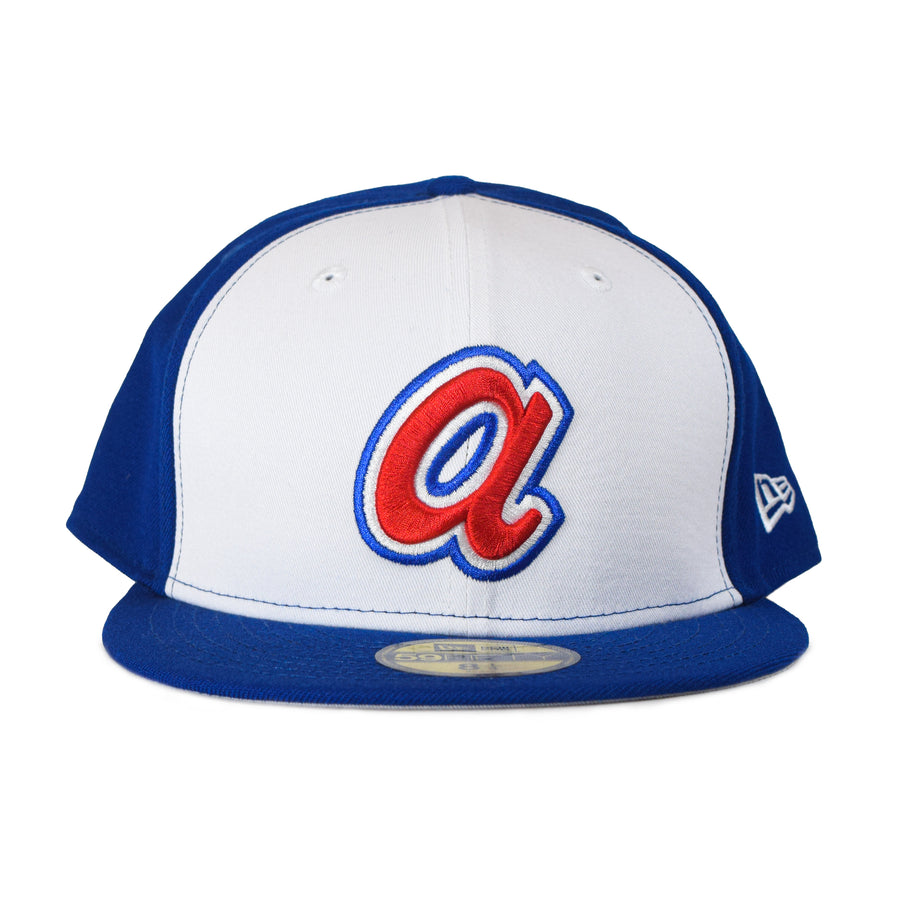 New Era Atlanta Braves 59Fifty Tri-Tone Fitted - White / Blue