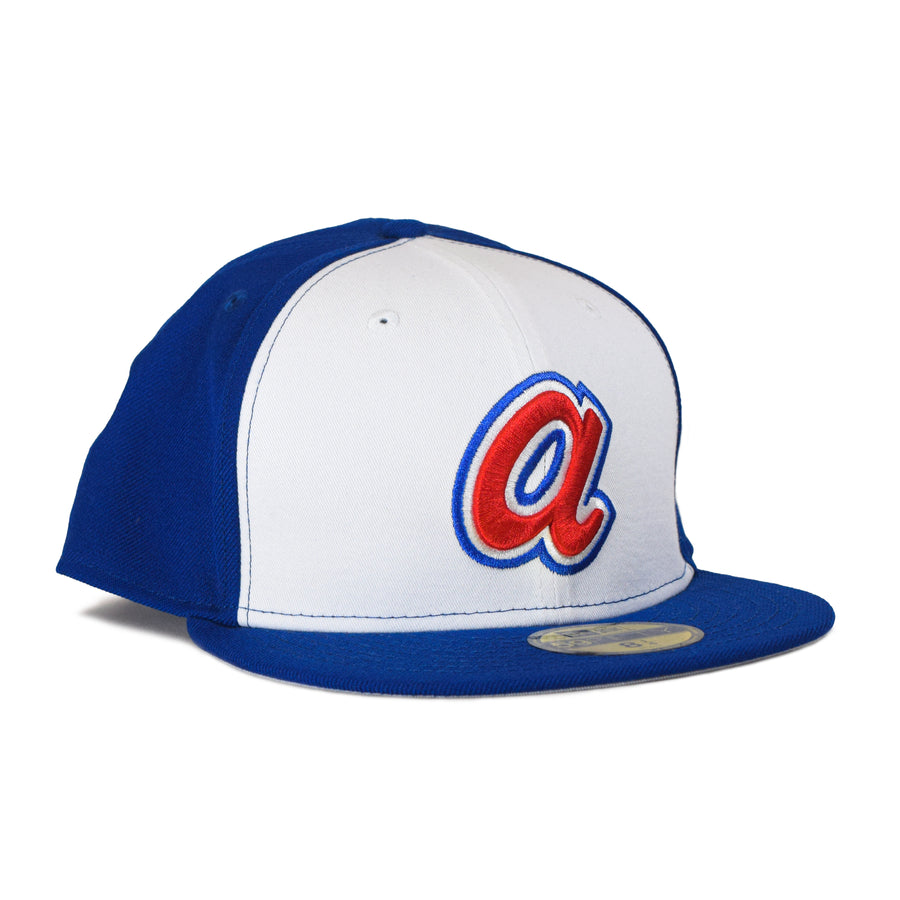 New Era Atlanta Braves 59Fifty Tri-Tone Fitted - White / Blue