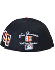 New Era San Fransisco Giants 5950 Letterman - Black/Orange