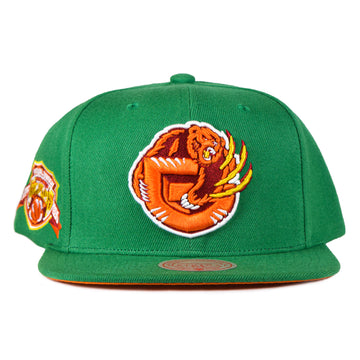 Mitchell & Ness Vancouver Grizzlies Snapback - Green/Inaugural Season Patch