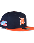 New Era Detroit Tigers 5950 Letterman - Navy/Orange