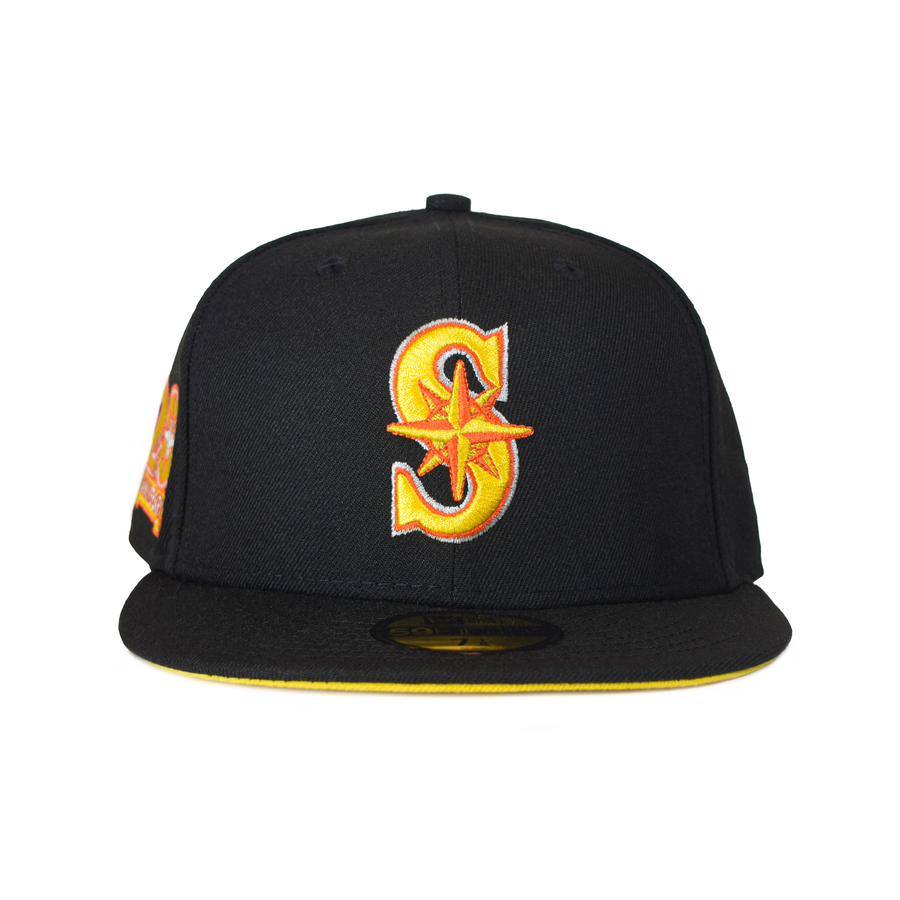 New Era Seattle Mariners 59Fifty Fitted - Fatality (Black/Yellow)