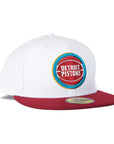 New Era Detroit Pistons 2Tone 59Fifty Fitted - White/Maroon