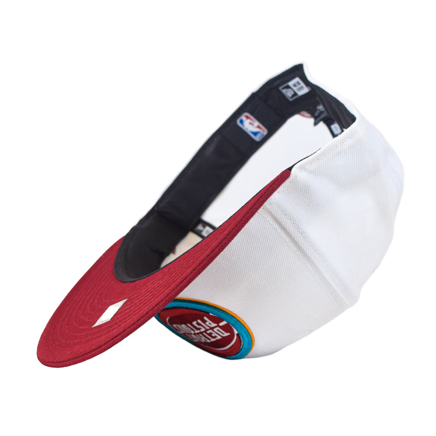 New Era Detroit Pistons 2Tone 59Fifty Fitted - White/Maroon