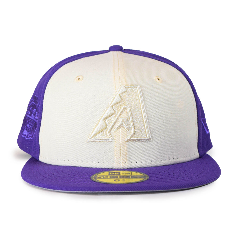 New Era Arizona Diamondbacks "Tonal 2Tone" 59Fifty Fitted - Cream/Purple