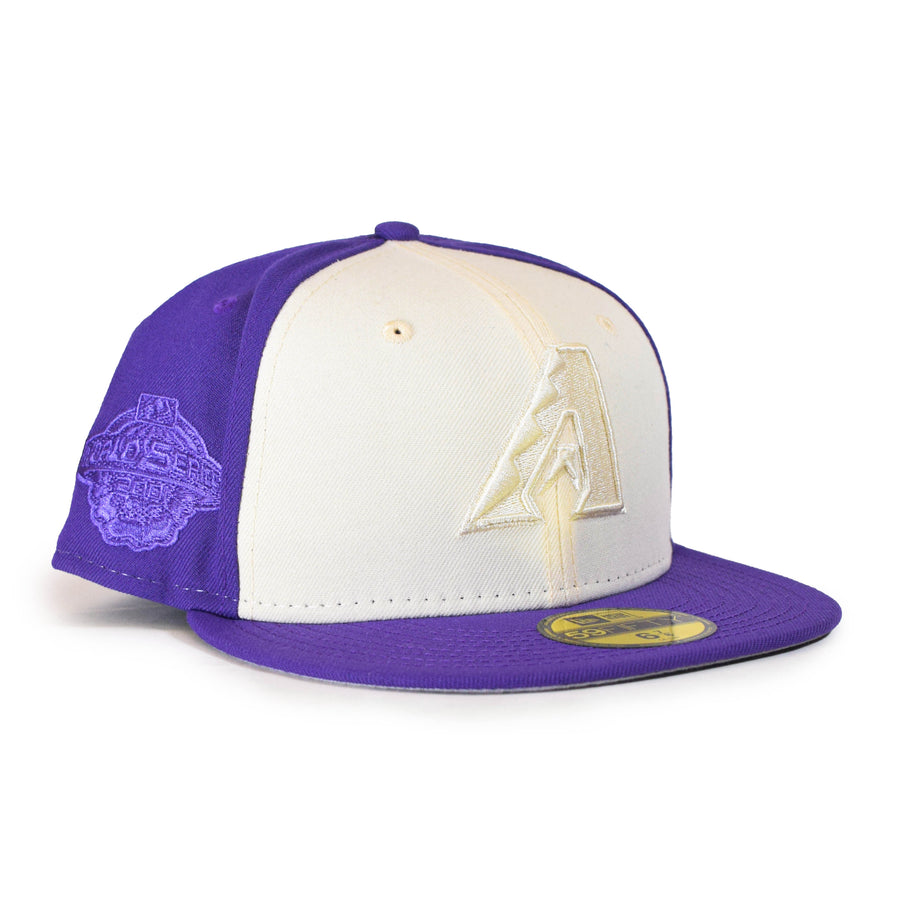 New Era Arizona Diamondbacks "Tonal 2Tone" 59Fifty Fitted - Cream/Purple