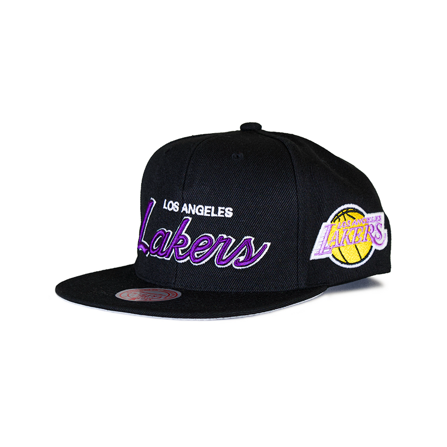Mitchell & Ness Los Angeles Lakers Snapback - Black