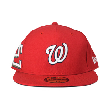 New Era Washington Nationals 59Fifty Fitted - Red/DC Side Logo