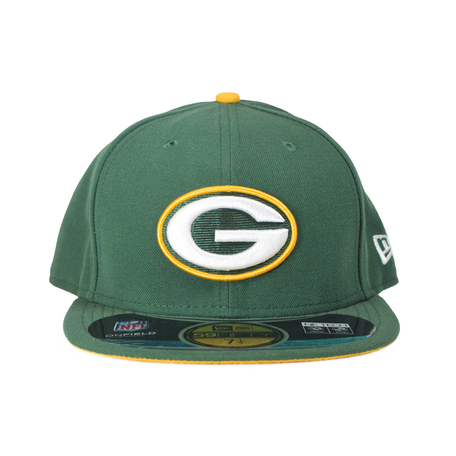 New Era Green Bay Packers 59Fifty Fitted - Green/Yellow UV