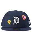 New Era Detroit Tigers “Hearts” 59Fifty Fitted - Navy Blue