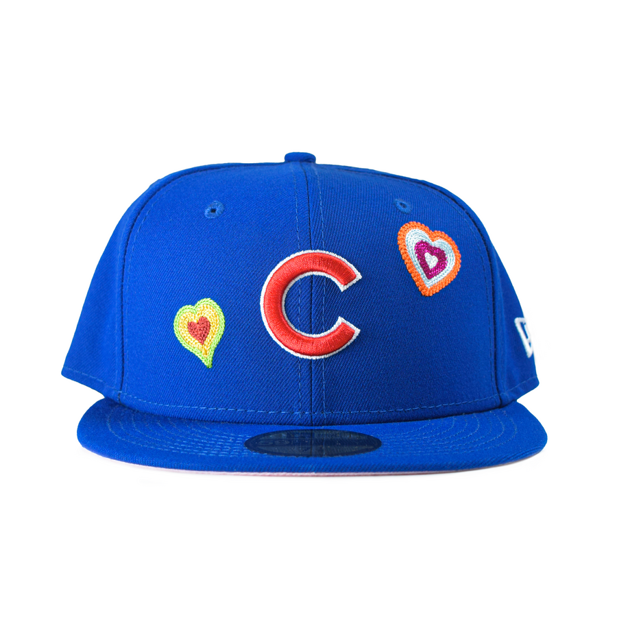 New Era Chicago Cubs “Hearts” 59Fifty Fitted - Blue