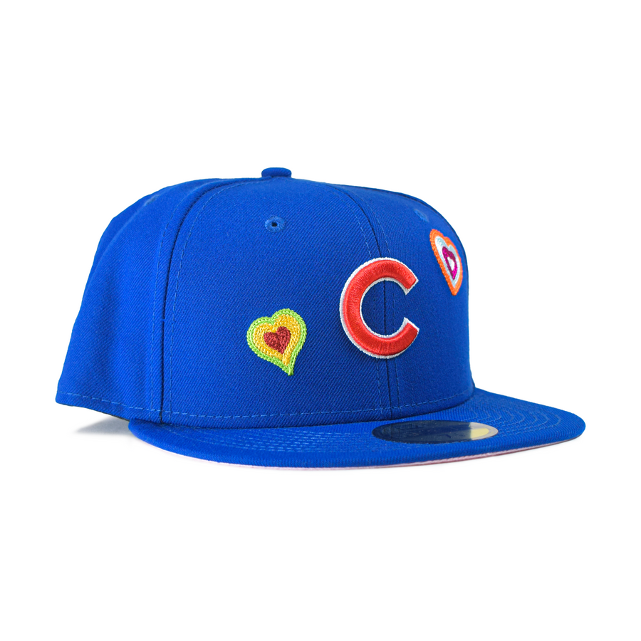New Era Chicago Cubs “Hearts” 59Fifty Fitted - Blue