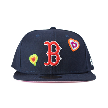 New Era Boston Red Sox “Hearts” 59Fifty Fitted - Navy Blue