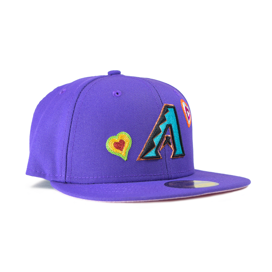 New Era Arizona Diamondbacks “Hearts” 59Fifty Fitted - Purple