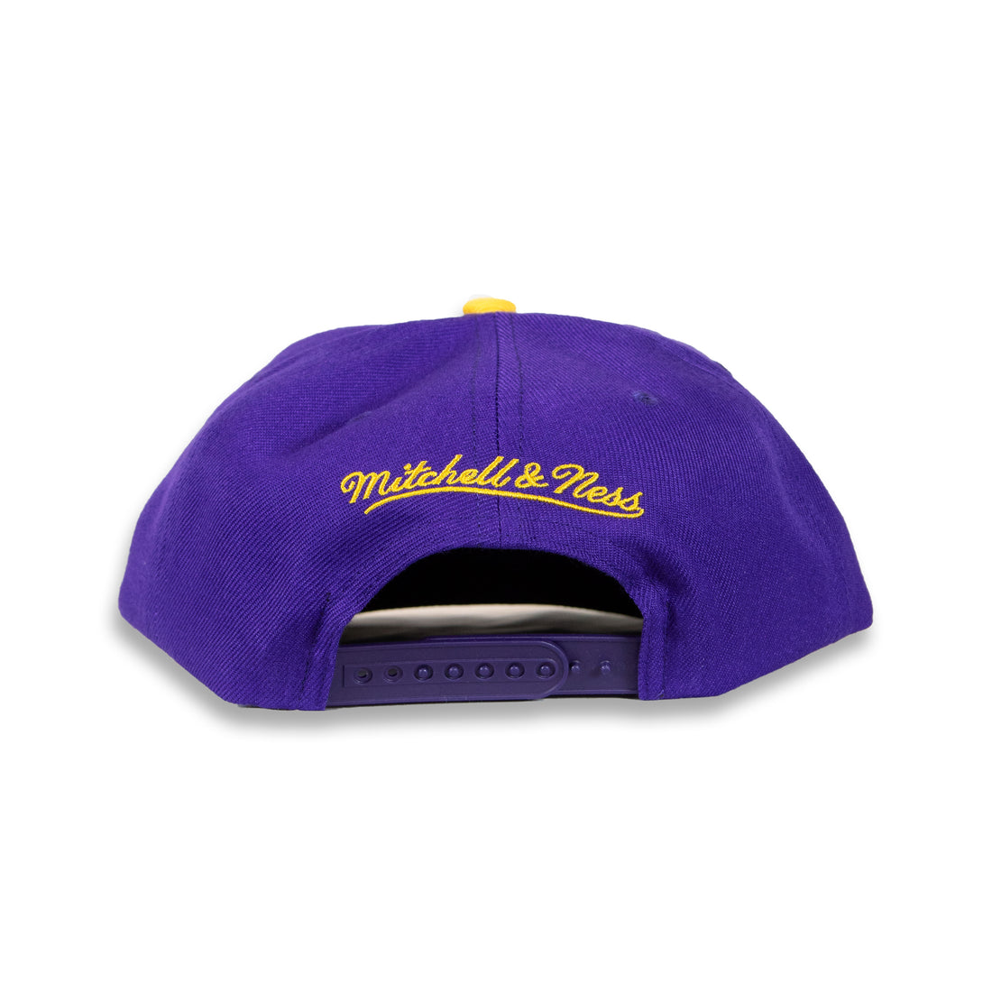 Mitchell & Ness 2Tone Basic Charolette Hornets Snapback - Purple/Yellow/Green