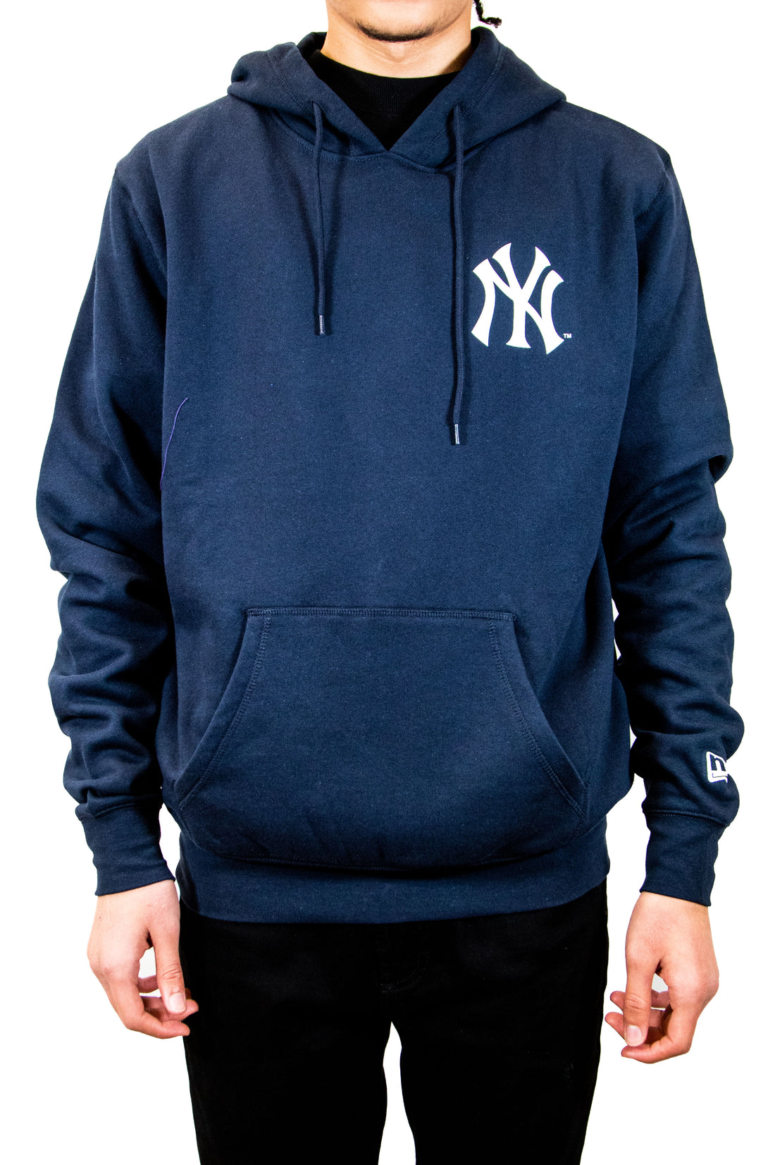 New Era New York Yankees "State Patch" Hoodie - Navy/ White