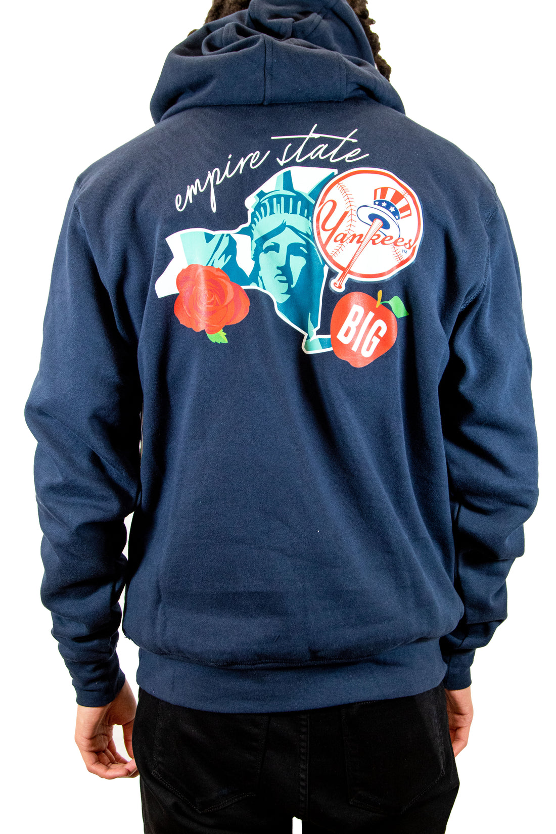 New Era New York Yankees "State Patch" Hoodie - Navy/ White