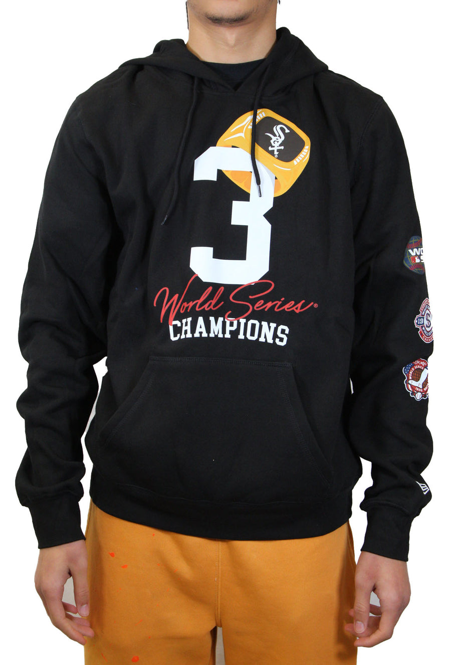 New Era Chicago White Sox "World Series Champs" Hoodie - Black/White
