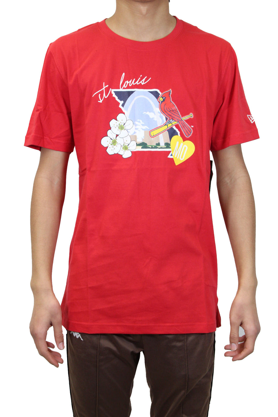 New Era St. Louis Cardinals "State Patch" Shirt - Red