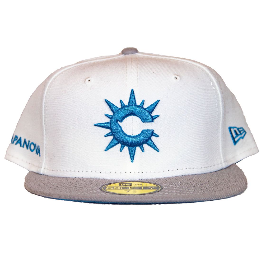 New Era 59Fity Fitted: Capanova Capsule -White/Grey/Sky Blue