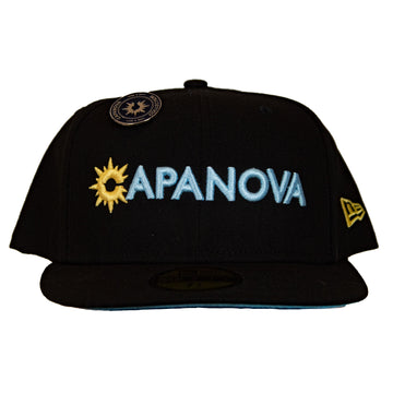 New Era Capanova Capsule 59FIFTY Fitted - Black/Sky Blue