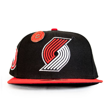 New Era Portland Trailblazers 59Fifty Fitted - Black/Red