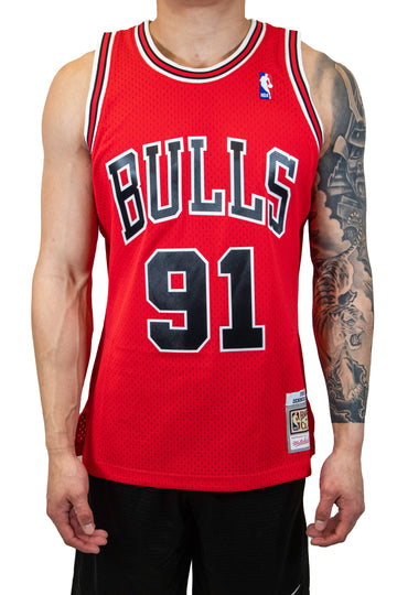 Mitchell & Ness NBA Chicago Bulls Jersey (Dennis Rodman) - Red