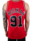 Mitchell & Ness NBA Chicago Bulls Jersey (Dennis Rodman) - Red