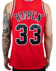 Mitchell & Ness Chicago Bulls Jersey (Scottie Pippen) - Red