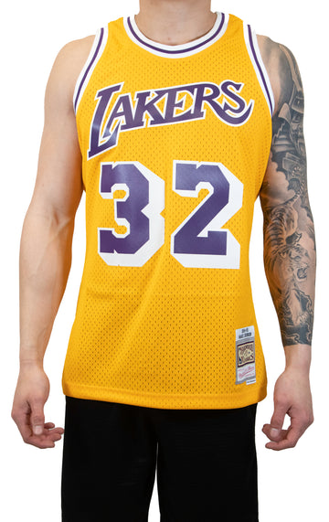 Mitchell & Ness NBA Los Angeles Lakers Jersey (Magic Johnson) - Yellow