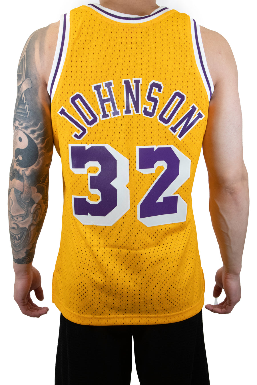 Mitchell & Ness NBA Los Angeles Lakers Jersey (Magic Johnson) - Yellow