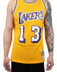 Mitchell & Ness NBA Los Angeles Lakers Jersey (Wilt Chamberlain) - Yellow