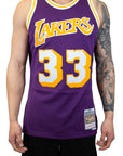 Mitchell & Ness NBA Los Angeles Lakers Jersey (Kareem Abdul-Jabbar) - Purple