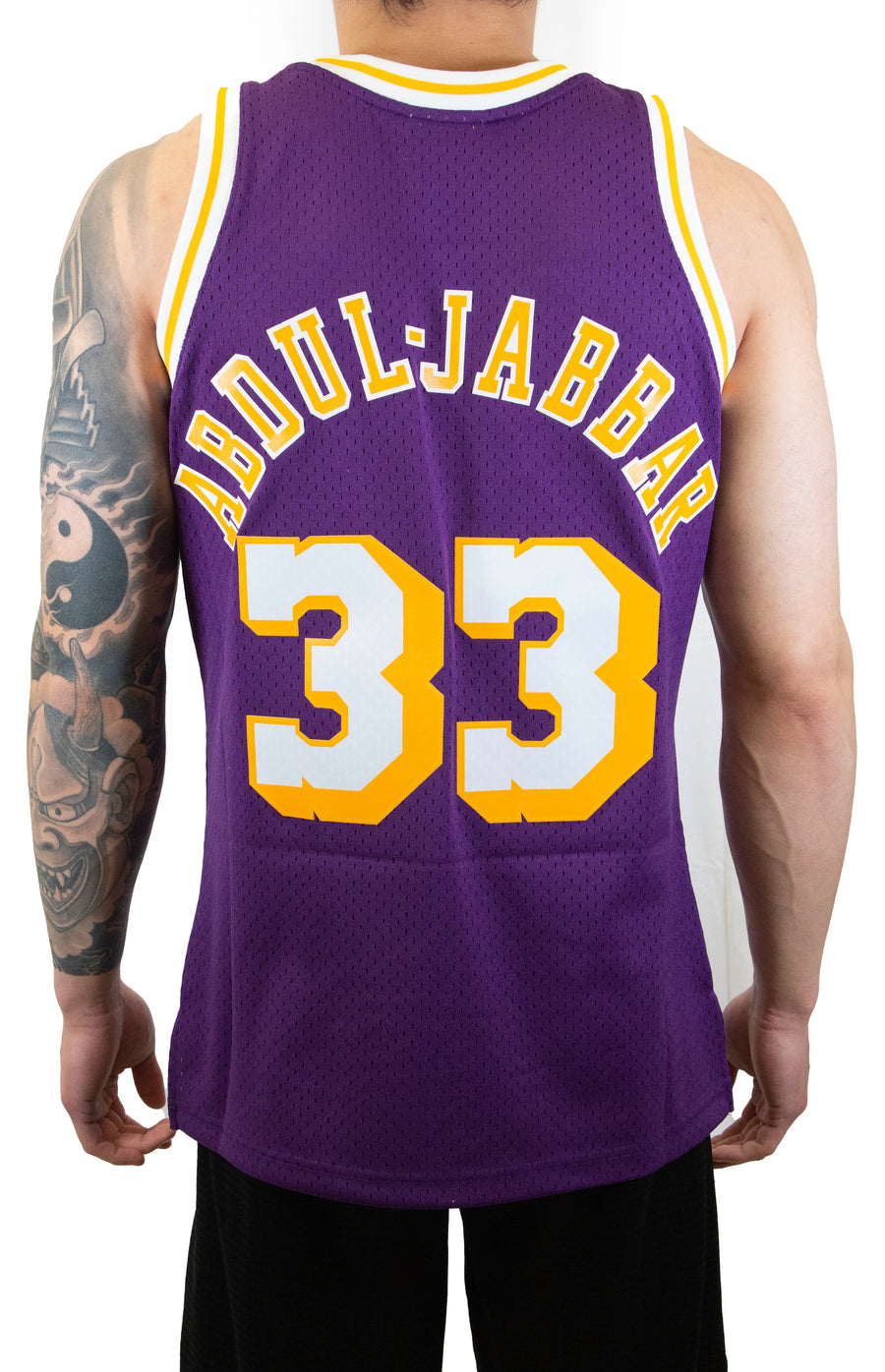 Mitchell & Ness NBA Los Angeles Lakers Jersey (Kareem Abdul-Jabbar) - Purple