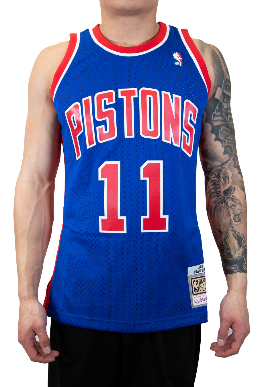 Mitchell & Ness NBA Detroit Pistons Jersey (Isiah Thomas) - Blue/Red