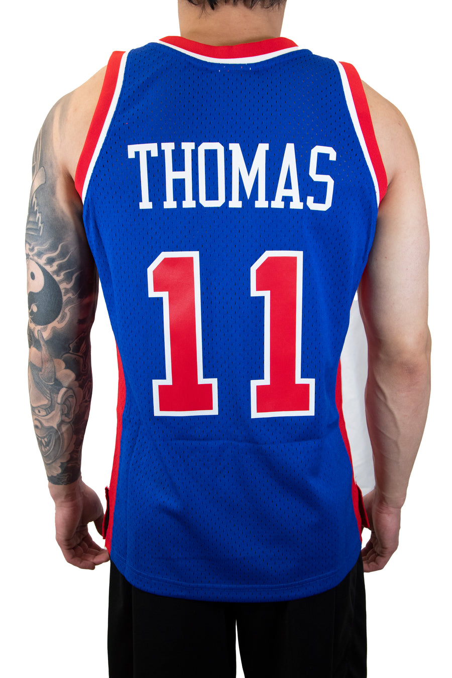 Mitchell & Ness NBA Detroit Pistons Jersey (Isiah Thomas) - Blue/Red