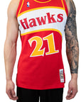 Mitchell & Ness NBA Atlanta Hawks Jersey (Dominique Wilkins) - Red
