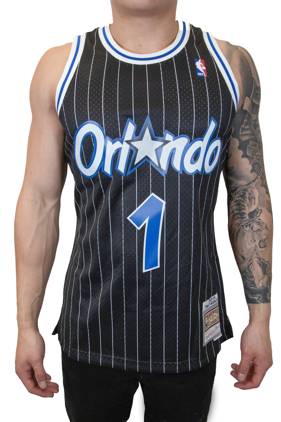 ) Mitchell & Ness Orlando Magic McGrady #1 Reversible Jersey - NEW